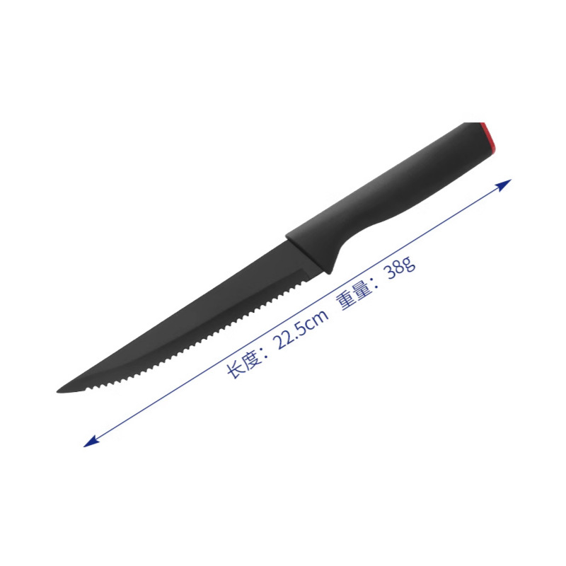 Original manufacturer's in-stock stainless steel steak serrated knife, sharp Western restaurant and hotel steak knife, household Western-style saw knife Application Scenario