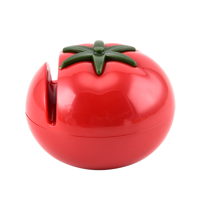 Creative new tomato mini knife sharpener, household manual portable tomato knife sharpener, kitchen quick whetstone Item Picture