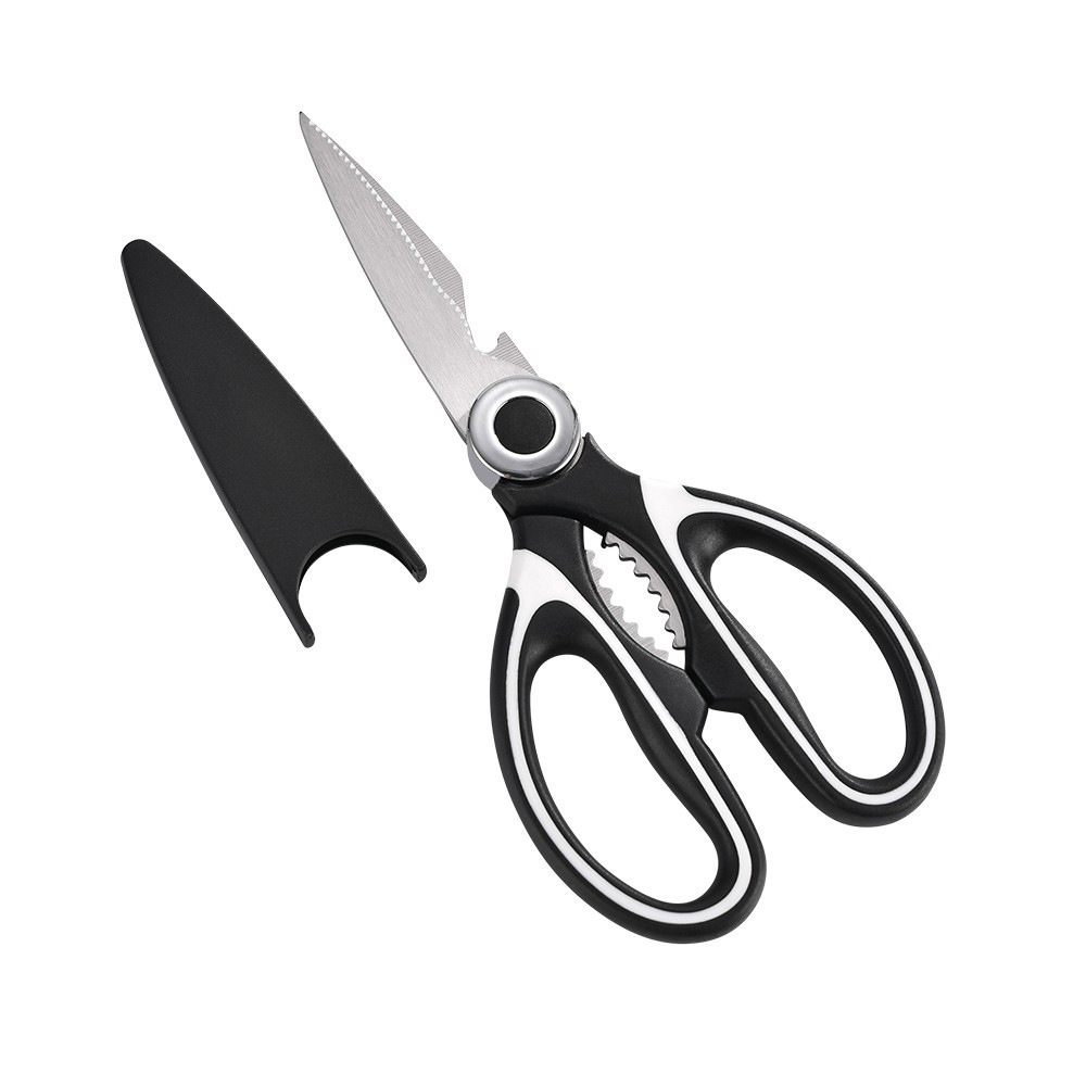 Kitchen stainless steel scissors, household multi-functional scissors, food-grade complementary food special scissors, high-grade sharp barbecue food scissors Item Picture