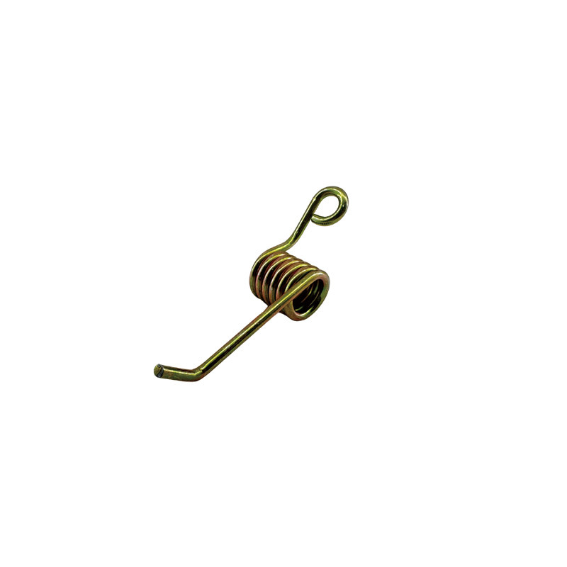 Single torsion spring, hardware toy spring, spring special-shaped double hook torsion spring, electronic stationery, mechanical torsion spring details Picture