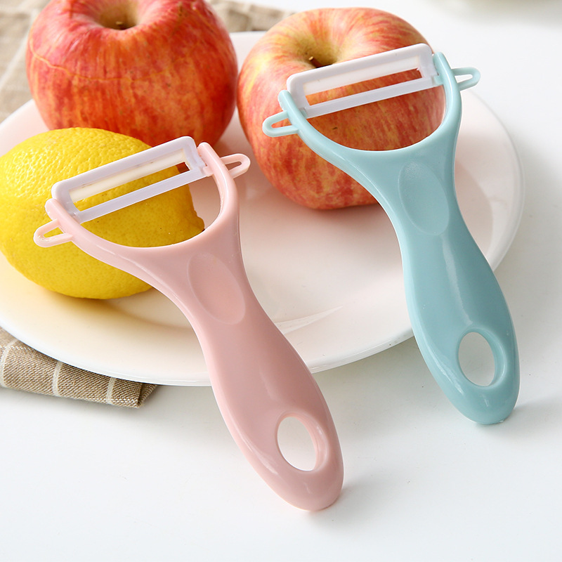 Ceramic melon peeler, fruit knife, peeling knife, peeler, peeling knife, non-rusting kitchen fruit knife wholesale details Picture