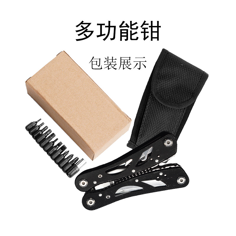 Factory direct sales of multi-functional folding scratch pliers, portable combination knife tools for outdoor camping, and multi-functional pliers for vehicles Application Scenario
