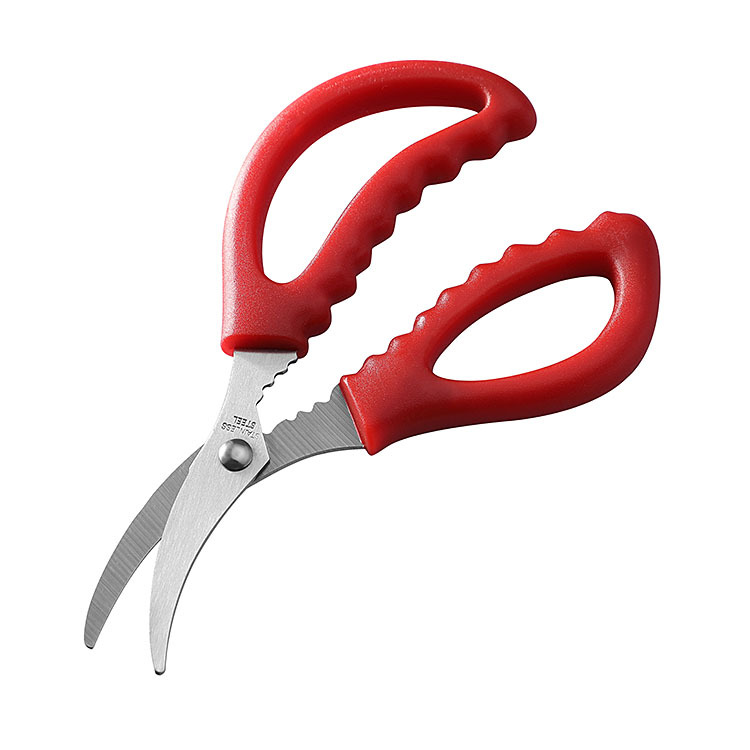 Kitchen scissors shrimp peeler, seafood elbow, food lobster, crab, crab, shrimp string, shrimp and crab cutting tool, removing shrimp intestines details Picture