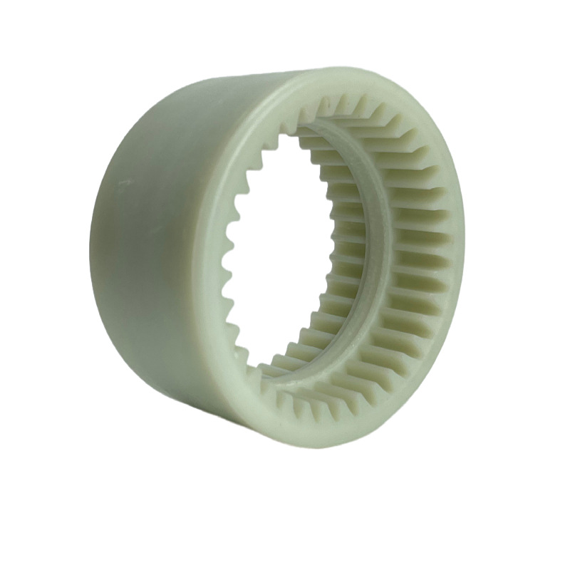The manufacturer supplies NL coupling reinforced nylon internal gear sleeves with high wear resistance and hardness NL8 drum-shaped nylon internal gear sleeves Item Picture