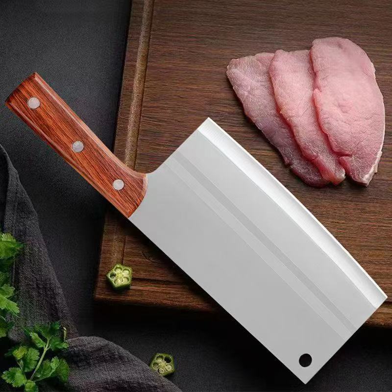Yangjiang knives, stainless steel knives, kitchen knives, bone-cutting, hand-forged knives, street knives wholesale details Picture