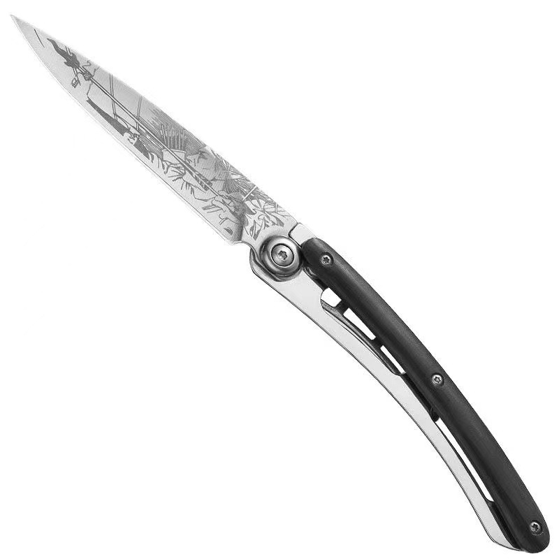 Yangjiang manufacturer's stainless steel folding fruit knife, fruit peeler, multi-functional portable mini knife folding Item Picture