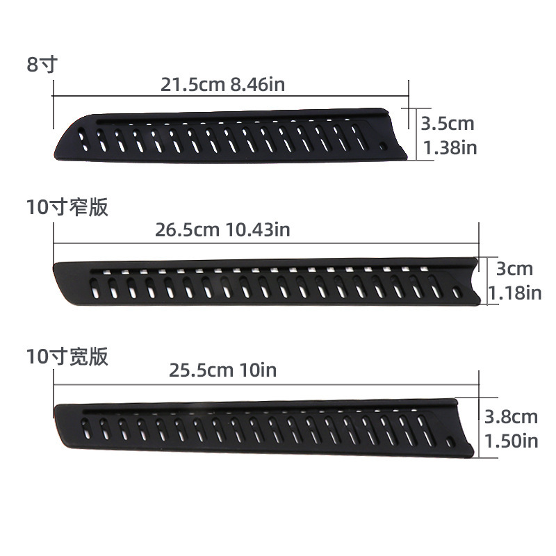 Universal plastic thickened bread knife sheath, knife cover, kitchen, household storage, outdoor portable knives Item Picture