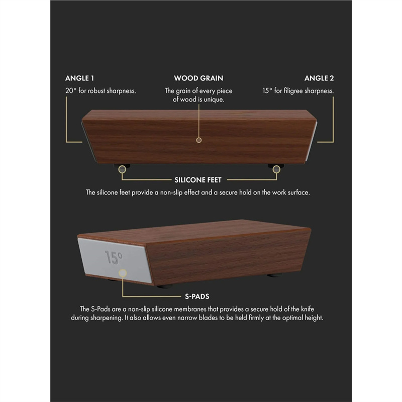 Rolling Knife sharpener, a new type of multi-functional and rapid knife sharpener with adjustable Angle roller Specification drawing