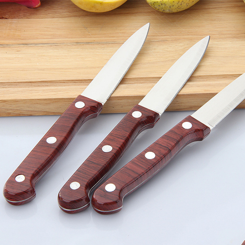 Bar fruit knife, household stainless steel knife, peeler, mini fruit peeler, fruit knife, imported knife Specification drawing
