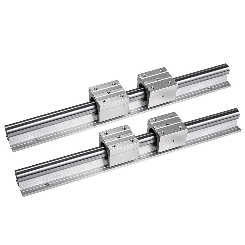 sbr aluminum support, smooth shaft, heavy-duty slide rail, linear guide, precision woodworking push table saw, cylindrical track, slider, aluminum drag Item Picture