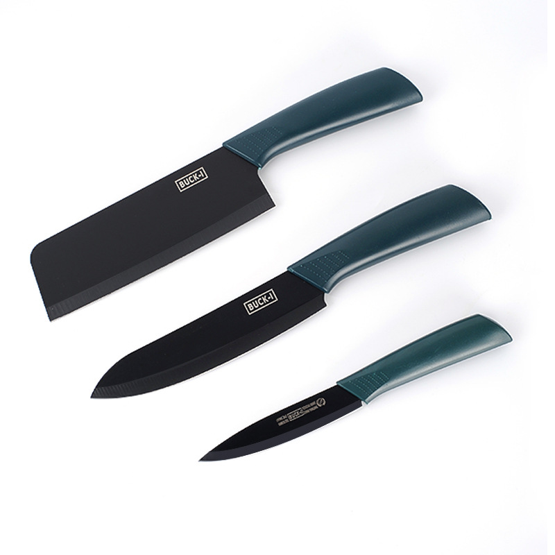 Wholesale stainless steel anti-slip kitchen knives with knife sleeves, household kitchen chef knives, lightweight fruit knives, and children's complementary food knives full figure