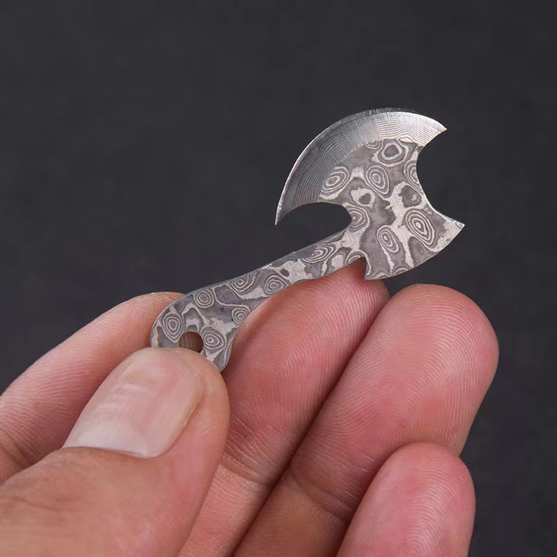 Storm War Magic Axe, Thunder God Thor, You patterned Steel Small Axe knife, Express Delivery knife, Outdoor knife, Gift knife, Fruit knife Specification drawing