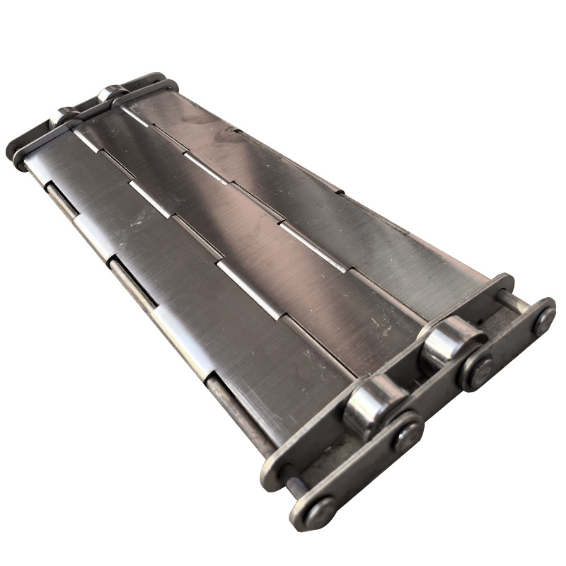 304 stainless steel chain plate, perforated chain plate, high-temperature resistant heavy-duty plate chain conveyor line, die-cast parts, cooling and transmission chain plate Item Picture