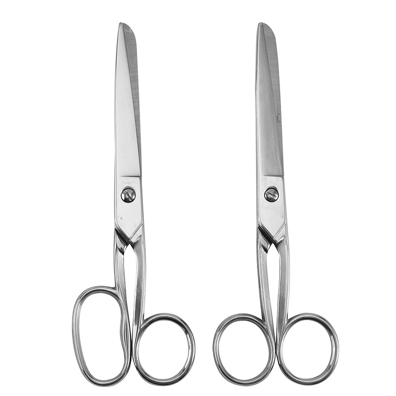 Factory wholesale 8-inch stainless steel cutting and sewing scissors for tailors, household scissors, kitchen scissors, multi-purpose scissors Item Picture