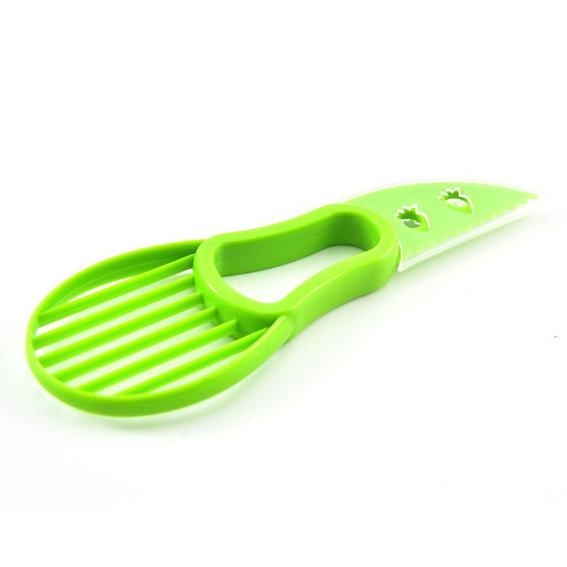 Three-in-one multi-functional PP avocado peeler, pulp separator and pulp scraper, creative kitchen gadget Item Picture