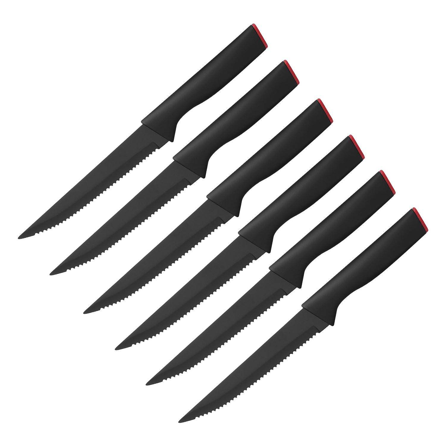 Original manufacturer's in-stock stainless steel steak serrated knife, sharp Western restaurant and hotel steak knife, household Western-style saw knife Item Picture