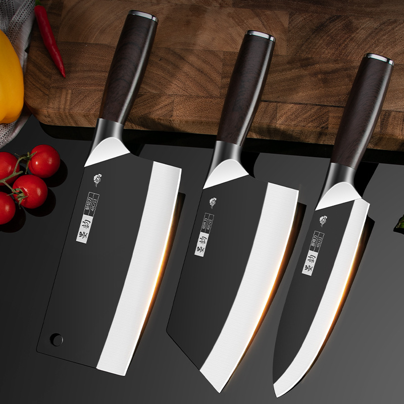 New kitchen combination set knife, slicing knife, household kitchen knife, kitchen knife, kitchen-specific chopping and stainless steel dual-purpose knife full figure
