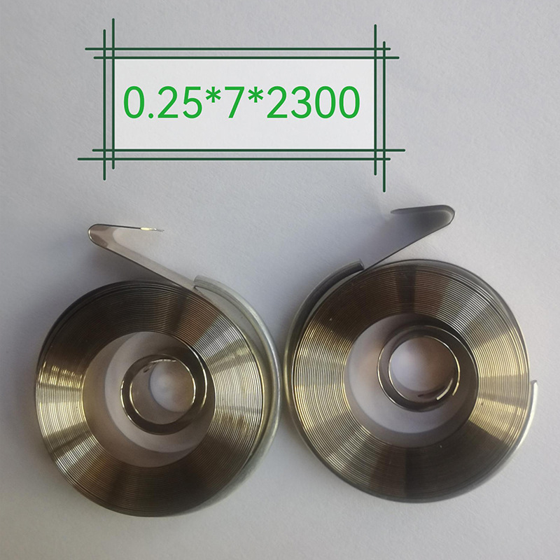 Clock and timer spring, flat spring, coil spring, stirrer spring, stainless steel spring, coil spring undefined