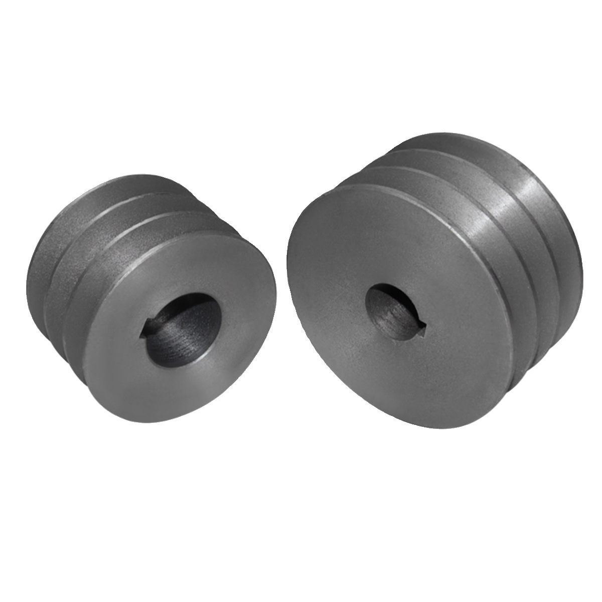 Three-slot solid belt pulley, cast iron pulley, crusher wheel motor, wheel motor wheel, B-type transmission wheel hcds Item Picture