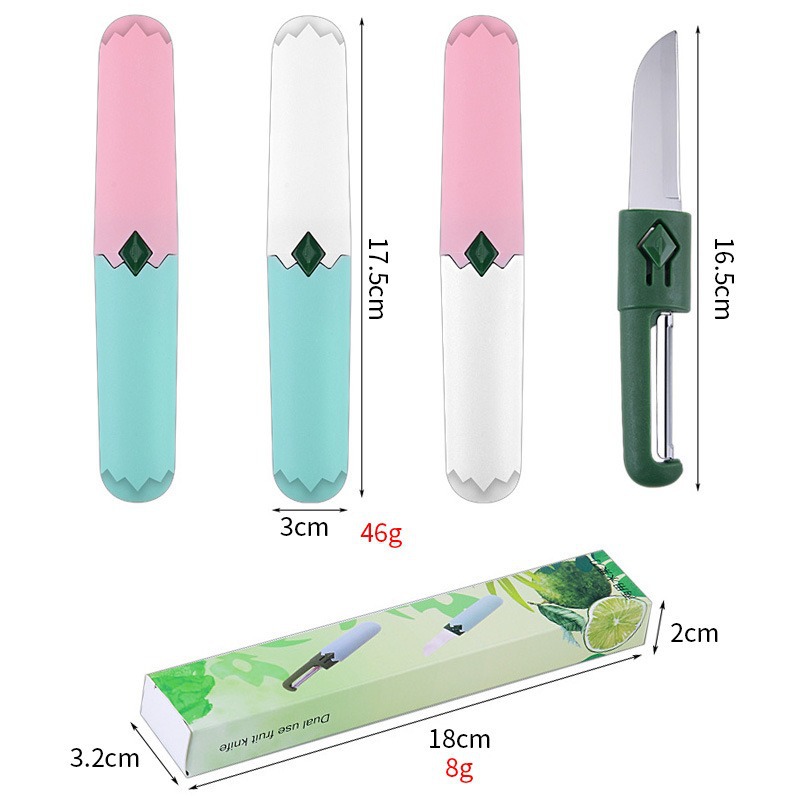 A household peeler, fruit peeler, two-in-one kitchen multi-purpose fruit and vegetable peeler, stainless steel peeler Application Scenario