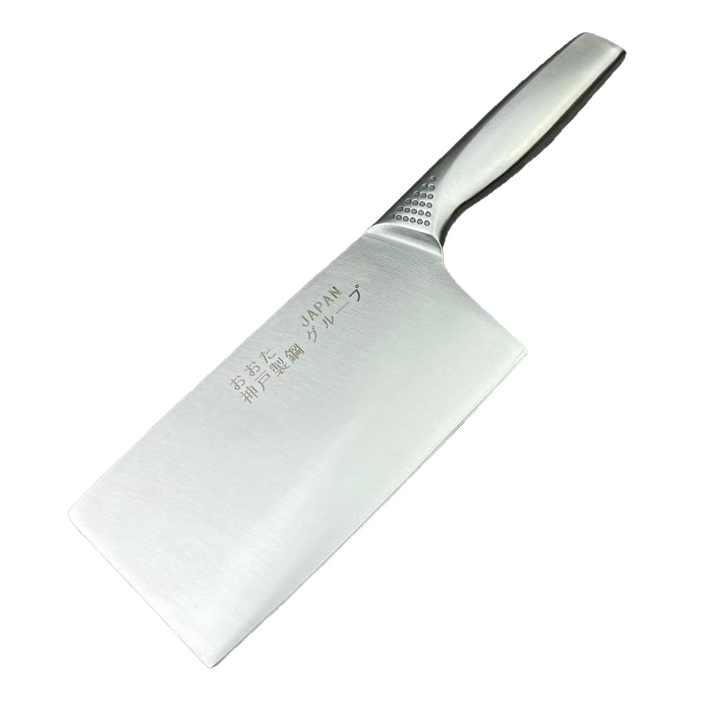 Super sharp stainless steel one-piece kitchen knife for foreign trade inventory, professional bone-cutting knife for chefs Item Picture