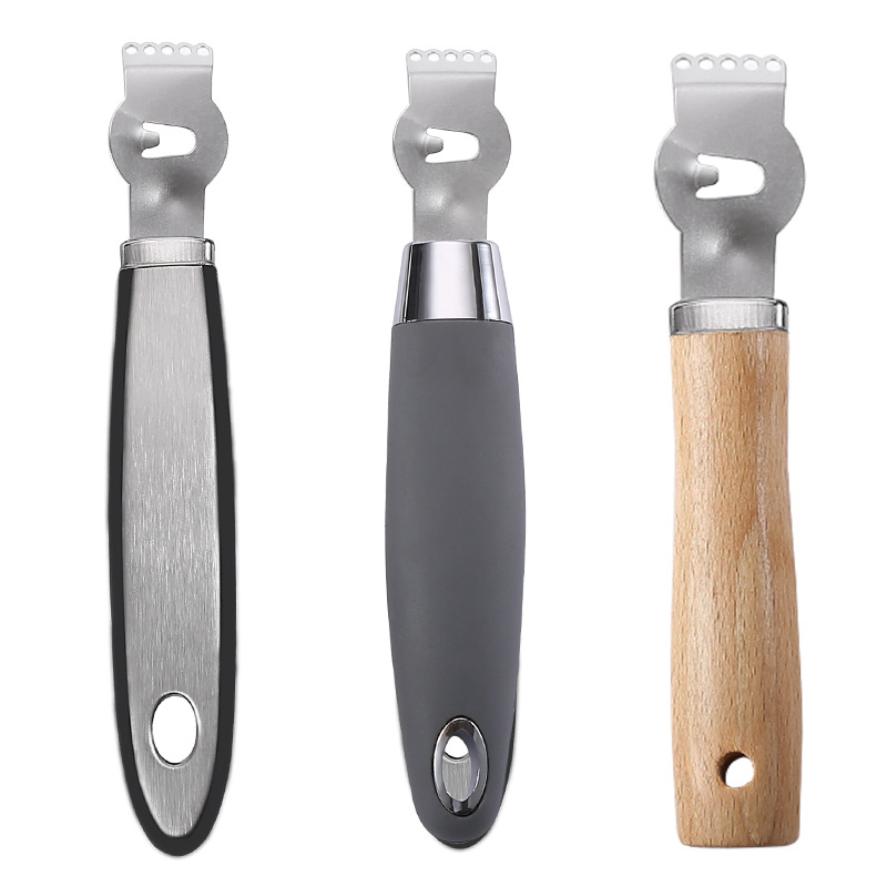 Stainless steel lemon peeler and grater, small eye grater, coconut grater, grapefruit tea tool, slicer, grater and orange opener Item Picture