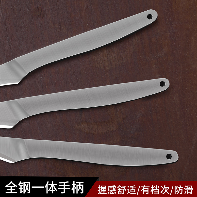 Wholesale and export all-steel engraving knives, chef engraving knives, food professional engraving knives, three-piece sets, one-piece consignment Specification drawing
