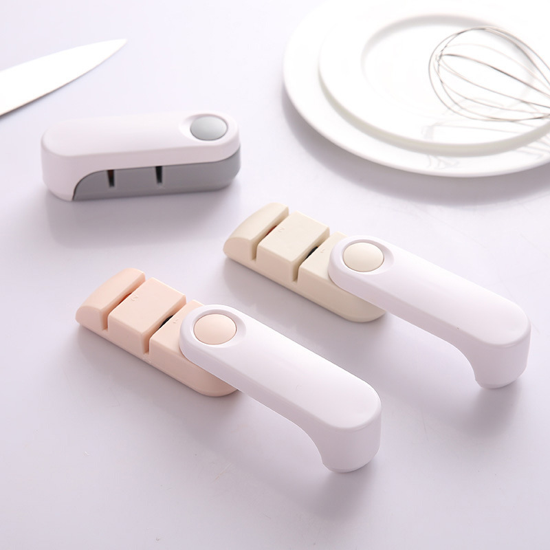 Manual two-stage knife sharpening rod, quick knife sharpening stone, kitchen household quick knife sharpening tool, knife sharpener Specification drawing