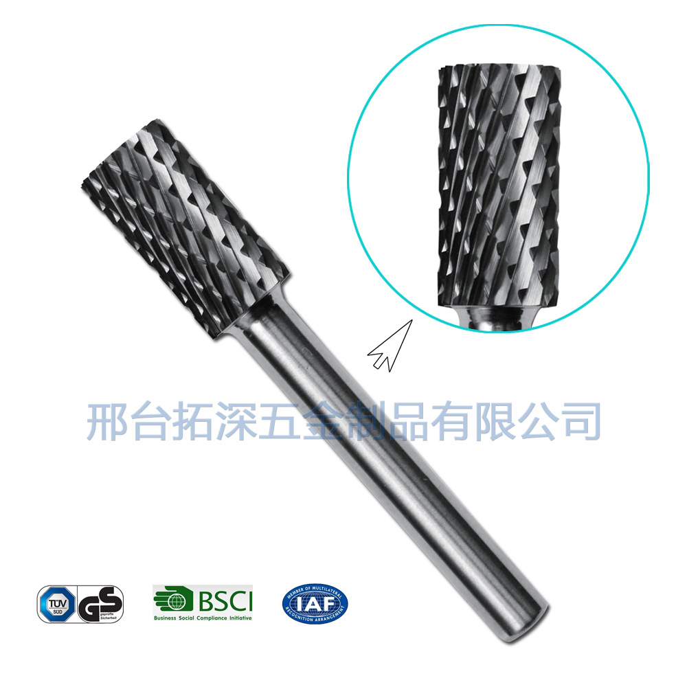 The manufacturer supplies hard alloy rotary files, tungsten steel grinding heads, alloy grinding heads wholesale A type A1020M06 Item Picture