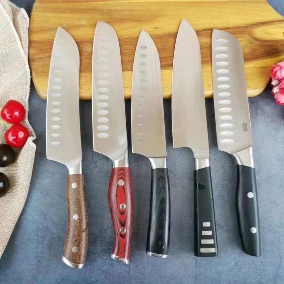 Wholesale of foreign trade kitchen knives, including chef knives, cooking knives, fruit knives, Sande knives, stainless steel fruit knives, and kitchen knives Application Scenario