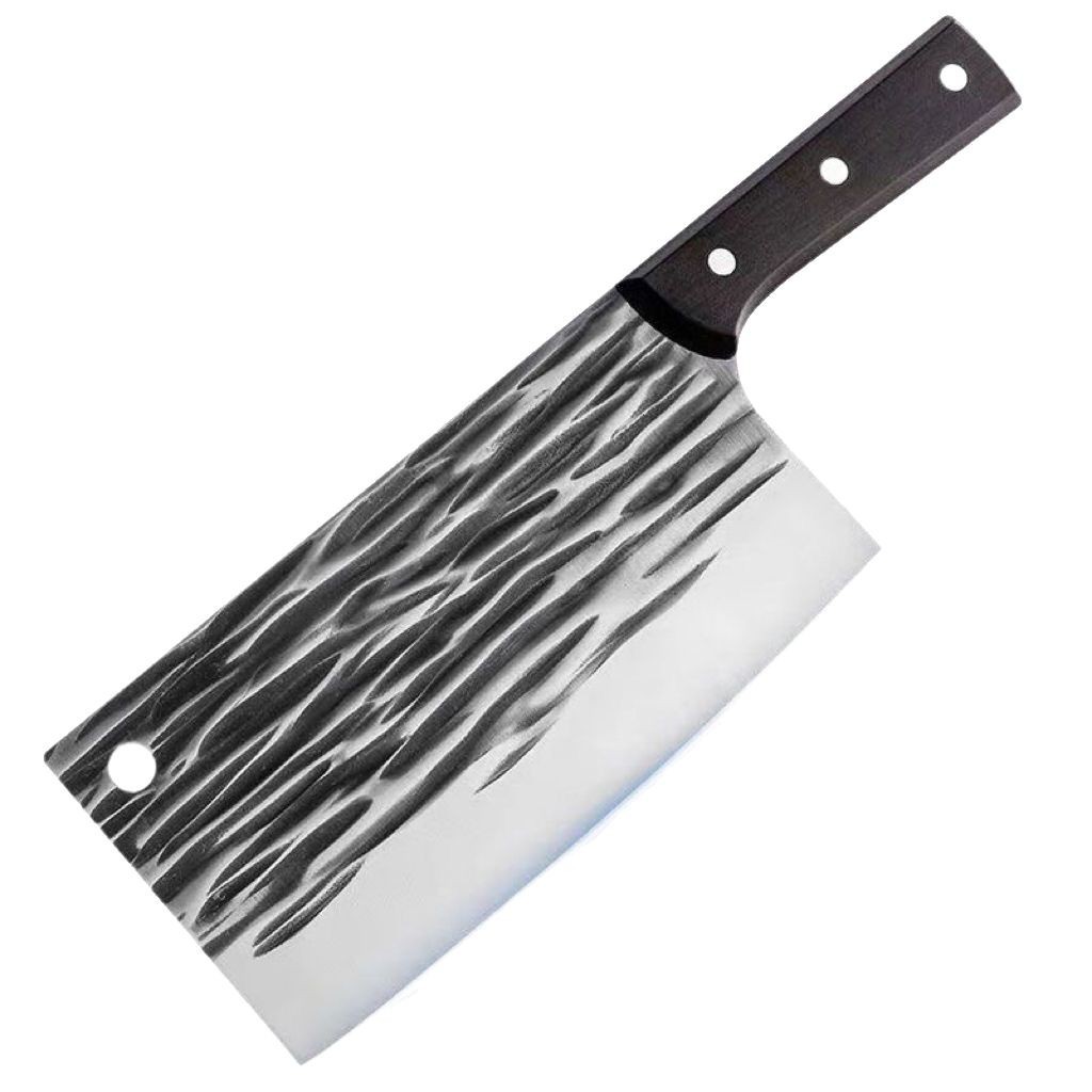 Yangjiang hand-forged hammer-patterned kitchen knives are sharp and durable. They are suitable for cutting meat, vegetables and bones. Wholesale household kitchen knives Item Picture