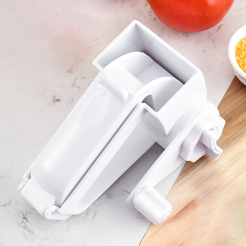 Home kitchen creative cheese grater, multi-functional cheese grater, hand-cranked and rotating cheese grater full figure