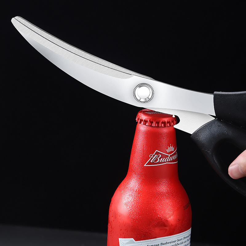 Stainless steel barbecue scissors and clips set, Korean cooking scissors, kitchen scissors, home steak scissors, barbecue set Application Scenario