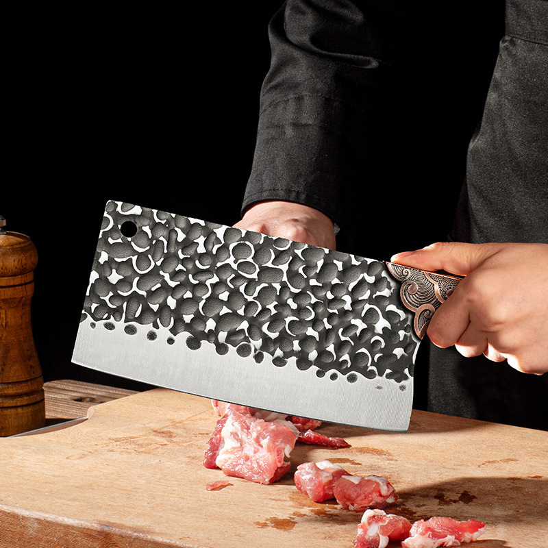 Popular bone-cutting knife, kitchen knife, household super-fast and sharp slicing and meat cutting knife, chef's stainless steel chopping knife details Picture