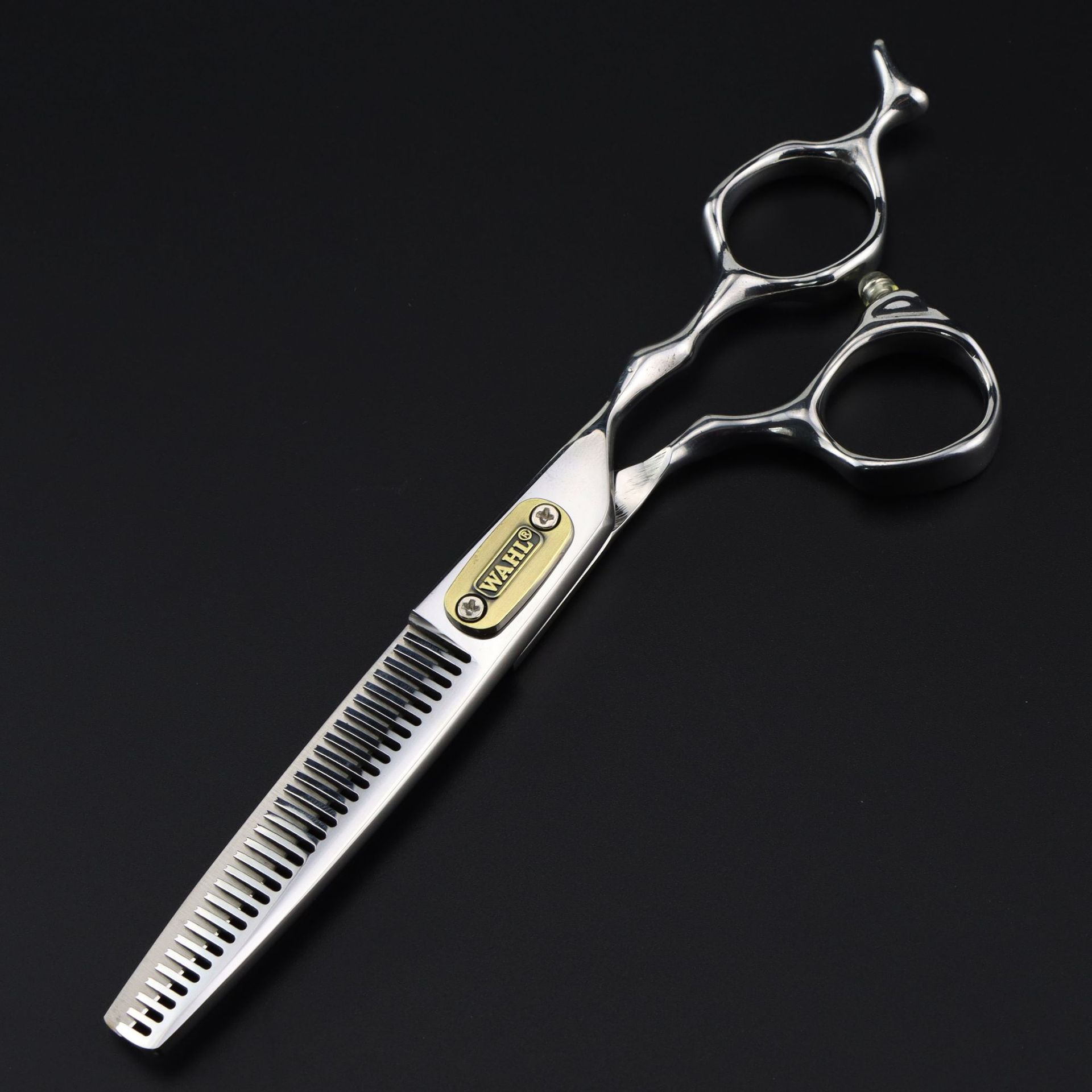 German Leopard-style Wahl bright bench handle hair scissors, hair clippers, flat clippers, bangs clippers, tooth clippers, thin clippers undefined