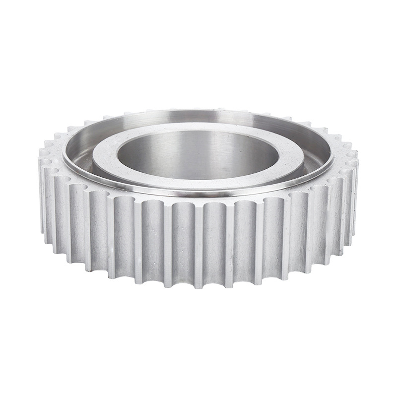 The manufacturer supplies 14M synchronous pulley mechanical transmission industrial high-precision aluminum alloy synchronous wheels for wholesale Item Picture