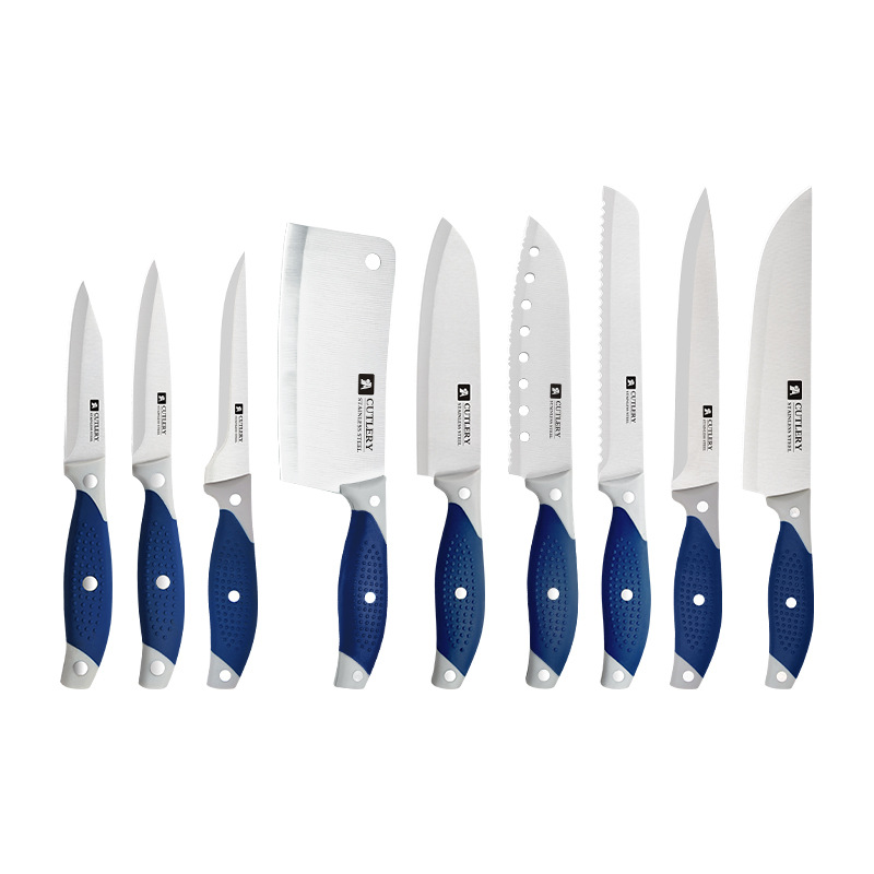 A brand kitchen knives, stainless steel slicing knives, multi-purpose knives, chef knives and fruit knives from Yangjiang manufacturer are in stock Item Picture