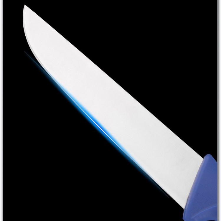 Chen Chuji manufacturer's blue plastic handle sharp slaughterhouse knife, fruit knife, chef's meat cutter, bone slicer Application Scenario