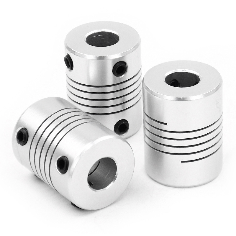 Diameter D19L25 encoder, aluminum alloy elastic coupling, wound coupling, DIY stepper motor, T8 lead screw, T10 details Picture
