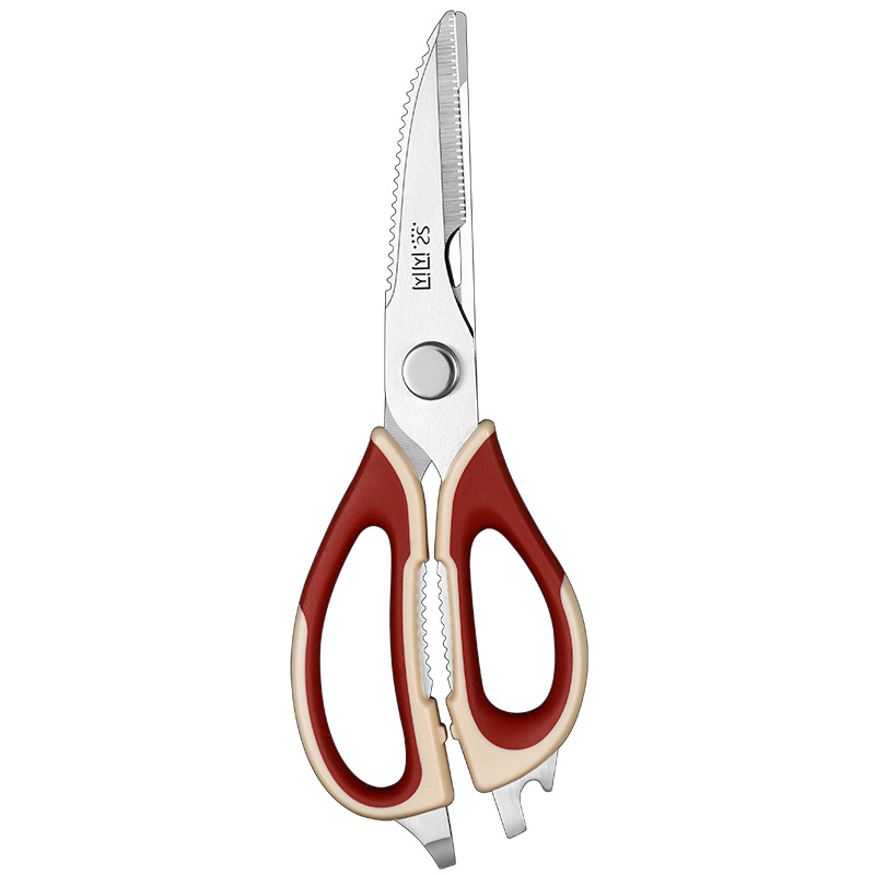 Shanshan Premium Kitchen Scissors, household stainless steel Strong chicken bone Scissors, multi-functional food scissors for barbecuing and roasting Item Picture