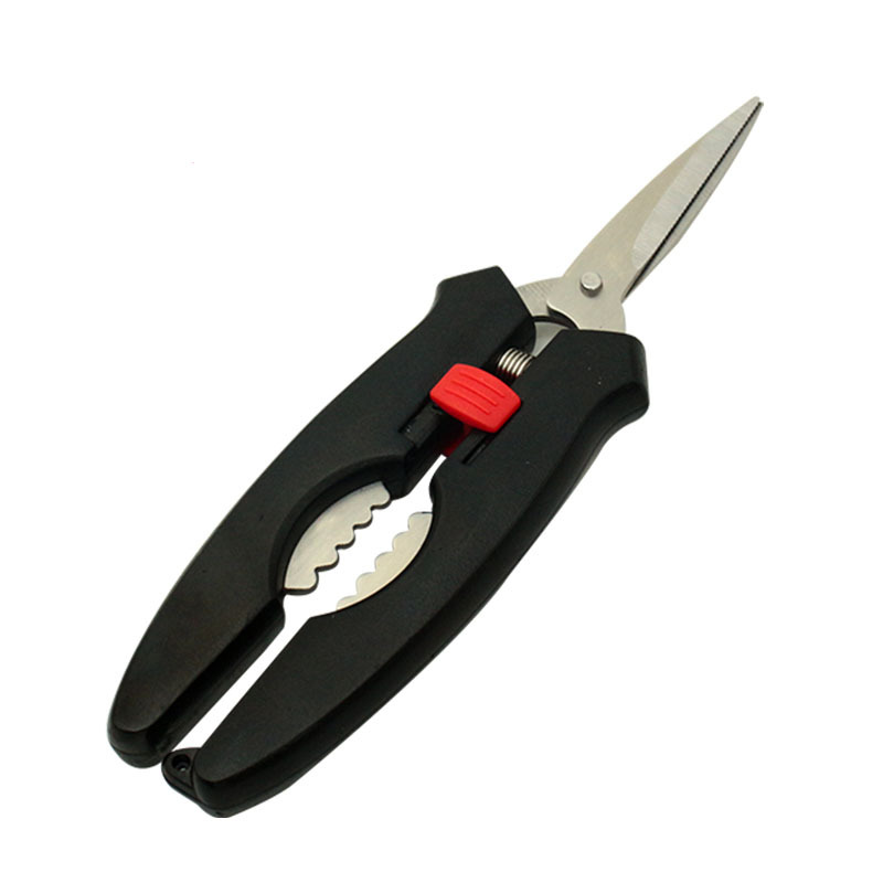 Stainless steel crab claw scissors, lobster scissors, special tools for eating hairy crabs, crab claw clamps, multi-functional spring scissors for kitchen and household use Item Picture