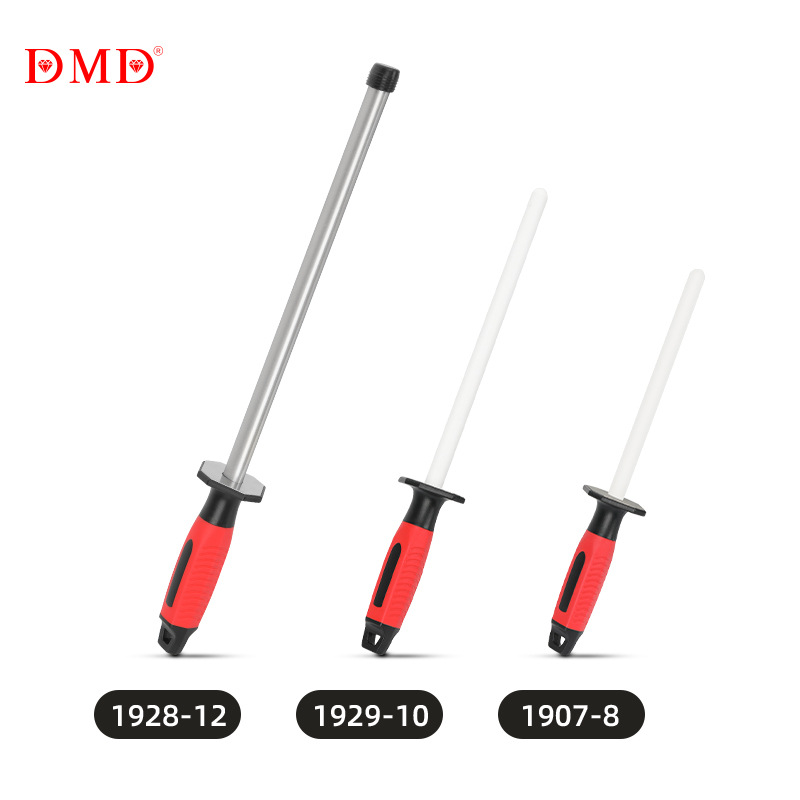 DMD Kitchen Premium 8-inch, 10-inch, 12-inch household knife sharpeners, ceramic knife sharpeners, ceramic rods, diamond whetstones Specification drawing