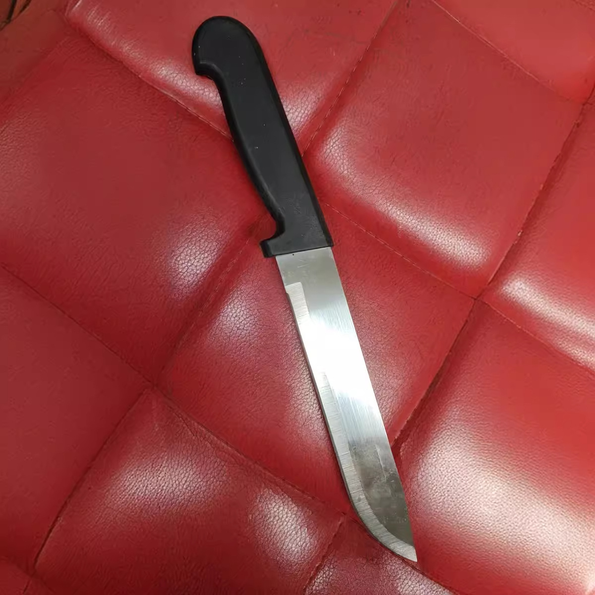 Wholesale of knives in Yangjiang, Yiwu black rubber, half-handle chef knives, all-purpose watermelon knives, bread knives, and fruit peelers details Picture