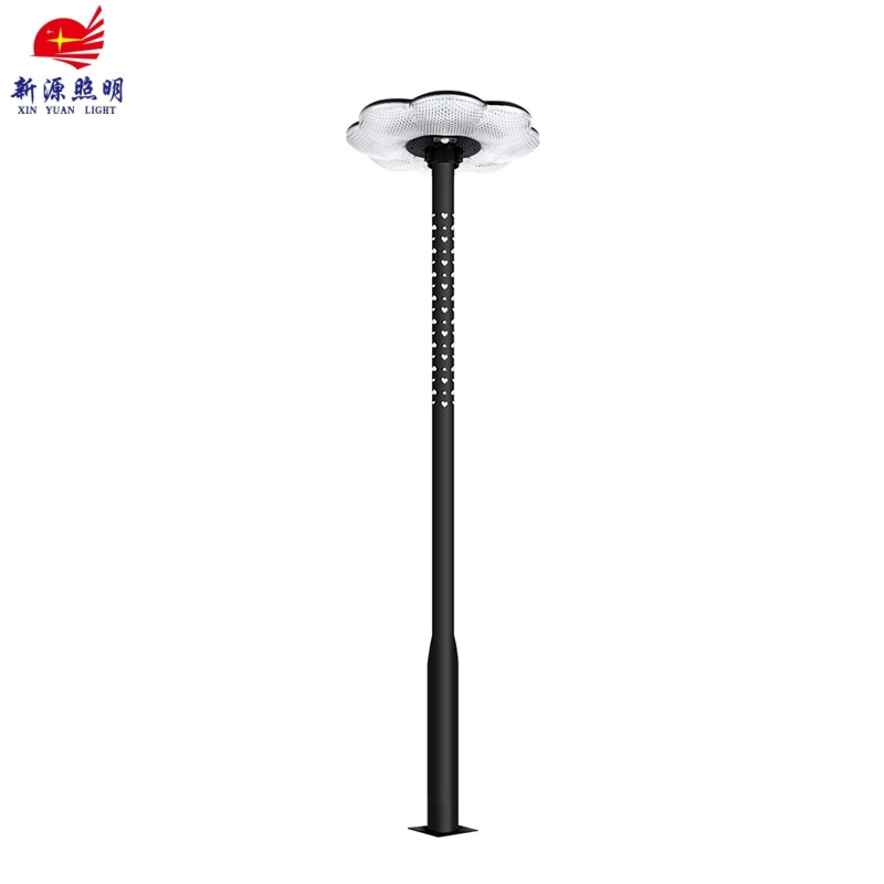 Luz de calle solar al aire libre hogar luz de patio super brillante villa de jardín luz de poste alto área residencial parque carretera paisaje luz