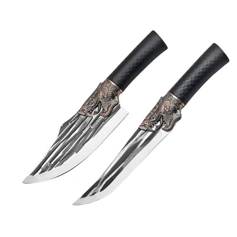 Stainless steel forged faucet boning knife, household slaughterhouse knife, boning and meat cutting knife, factory direct sales Item Picture