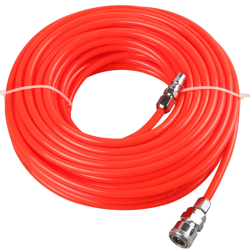 5*8/10*6.5/12*8 pneumatic straight pipe air compressor air pump high-pressure hose with quick coupling air duct Item Picture