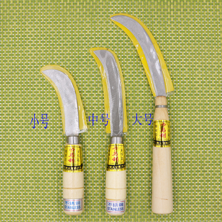 Kamali medium-sized stainless steel pineapple knife, banana knife, fruit knife, small curved knife, street stall products Application Scenario