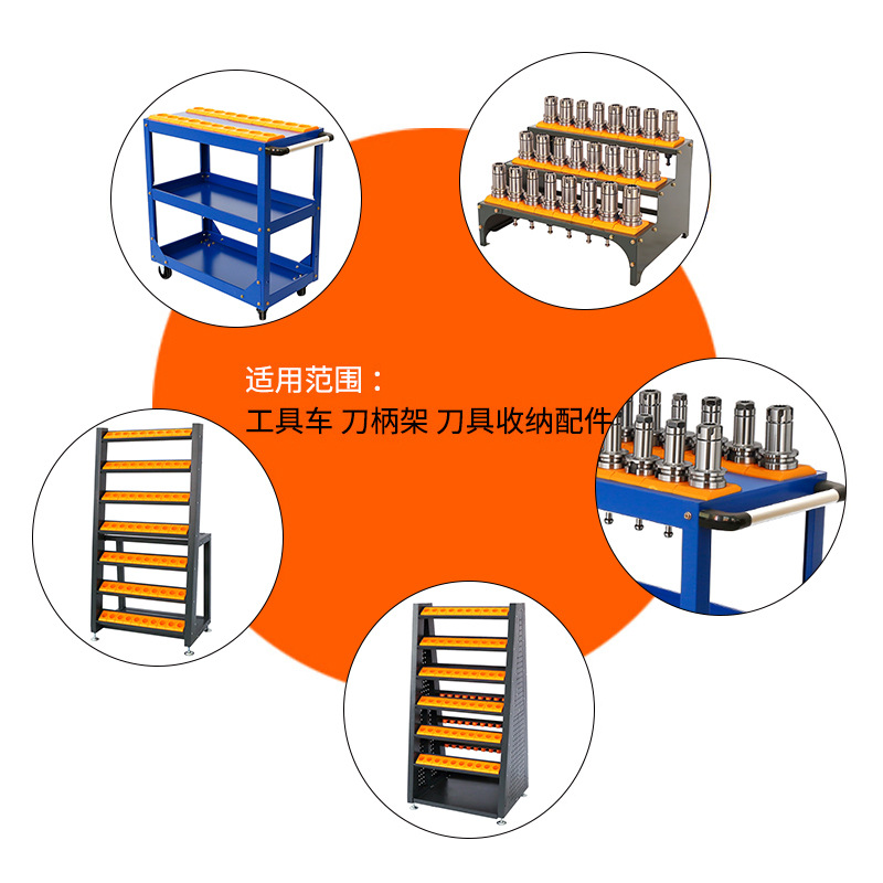 CNC machining center thickened plastic tool holder and tool sleeve box BT30/BT40/BT50/HSK tool holder and tool sleeve Specification drawing