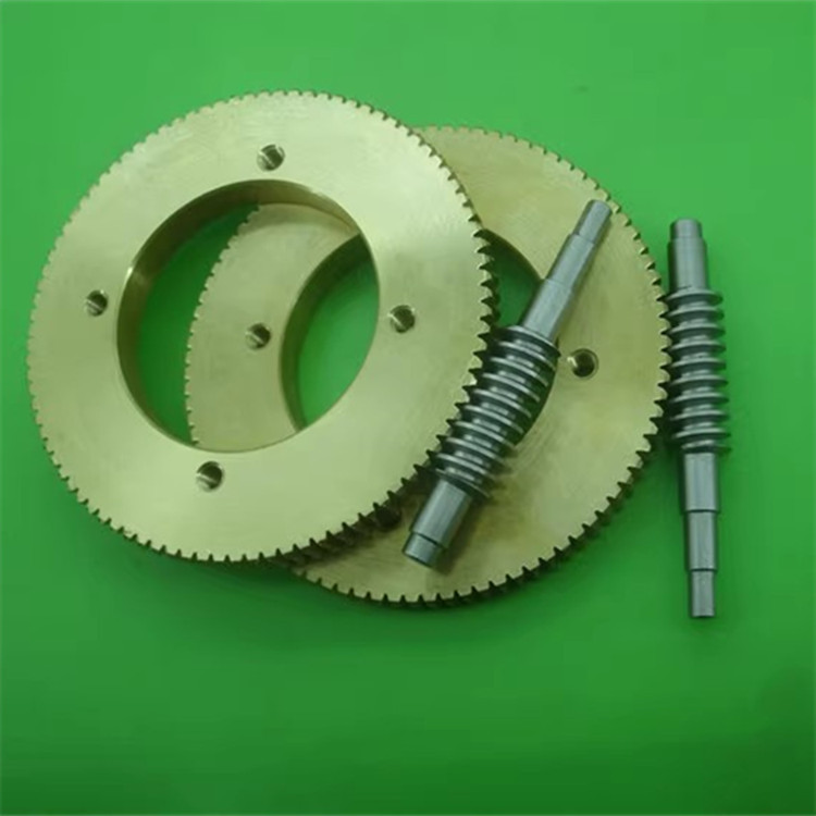 Brand new stock 1M mold 1:90, large reduction ratio, stainless steel worm gear, tin bronze worm wheel, wear-resistant Specification drawing