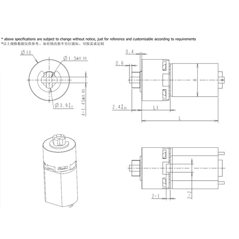 Manufacturer's 10mm DC micro gear reduction motor, low-noise gearbox, fingerprint lock, eyebrow tattooing machine gearbox Application Scenario